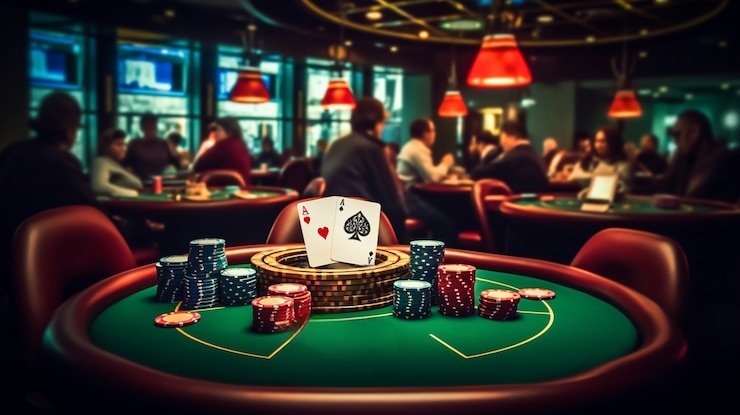 Dealer langsung Caribbean Stud Poker di studio HD cucu toto